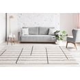 thumbnail image 4 of United Weavers Celestial Amael Contemporary Stripe Accent Rug, White, 1'11" x 3', 4 of 6