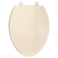 thumbnail image 3 of American Standard Telescoping Slow-Close Elongated Front Luxury Toilet Seat with Everclean in Linen, 3 of 4