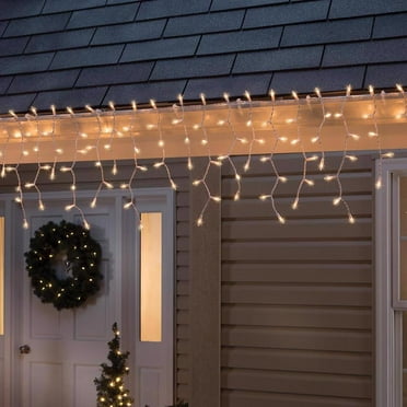Celebrations 9086246 6 ft. LED Mini Icicle Christmas Lights, Multi