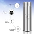 thumbnail image 2 of Smart Water Bottle 16.9 Oz with LCD Touch Screen Temperature Display Double Wall Vacuum Stainless Steel, 2 of 8