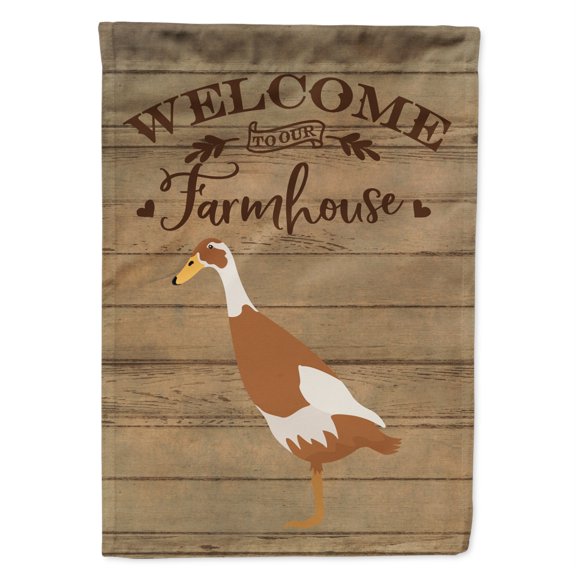 Carolines Treasures CK6809GF Indian Runner Duck Welcome Garden Size Outdoor-Flags, Multicolor