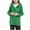 Green, variant on Mgmyaa Girls Waterproof Windbreaker Jacket Hooded Zipper Pocket Coat Outdoor Trekking Hiking Outerwear 5-16 Years