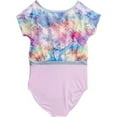 thumbnail image 3 of Rainbeau Moves Girls Dance & Gymnastics Short Sleeve Printed Leotard, XS-XL, 3 of 6