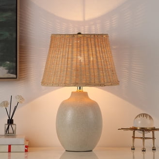 Better Homes & Gardens Ceramic Table Lamp, Ombre Blue Drip Glaze