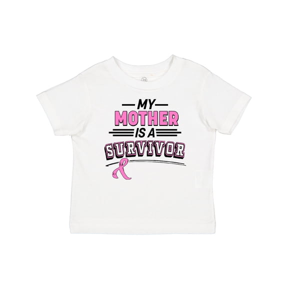 Inktastic My Mother is a Survivor Breast Cancer Awareness Boys or Girls Baby T-Shirt