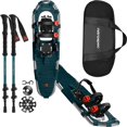 thumbnail image 1 of Paquete de raquetas de nieve y bastones de senderismo Retrospec Superior Blue, 1 of 8