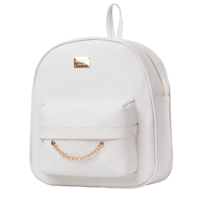 Mochila Para Mujer Fana Navel Color Blanco Lúcela