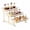 Gold-15.7" x 13.5" x 9.2", variant on Black Serving Platter Set Of 4 Porcelain Plates Rectangular Dishes And Platters Trays For Party Appetizer Sushi 10 Inch Serveware Thanksgiving Gifts