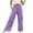 #05 Purple 【Mix & Match: Stock Up on Your Favorite Colors】, variant on Women's Soft Polyester Blend Stretch Pants with Elastic Waist, Full Length Casual Fit with Functional Pockets, Tummy Control Body Shaping Design, Everyday Comfort, Work, Travel,