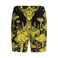 thumbnail image 2 of Lsque saucerman Mushroom Forest Mens Sleep Pajama Shorts,Short Pajama Pants, Cotton Ultra-Soft Knit-Large, 2 of 9