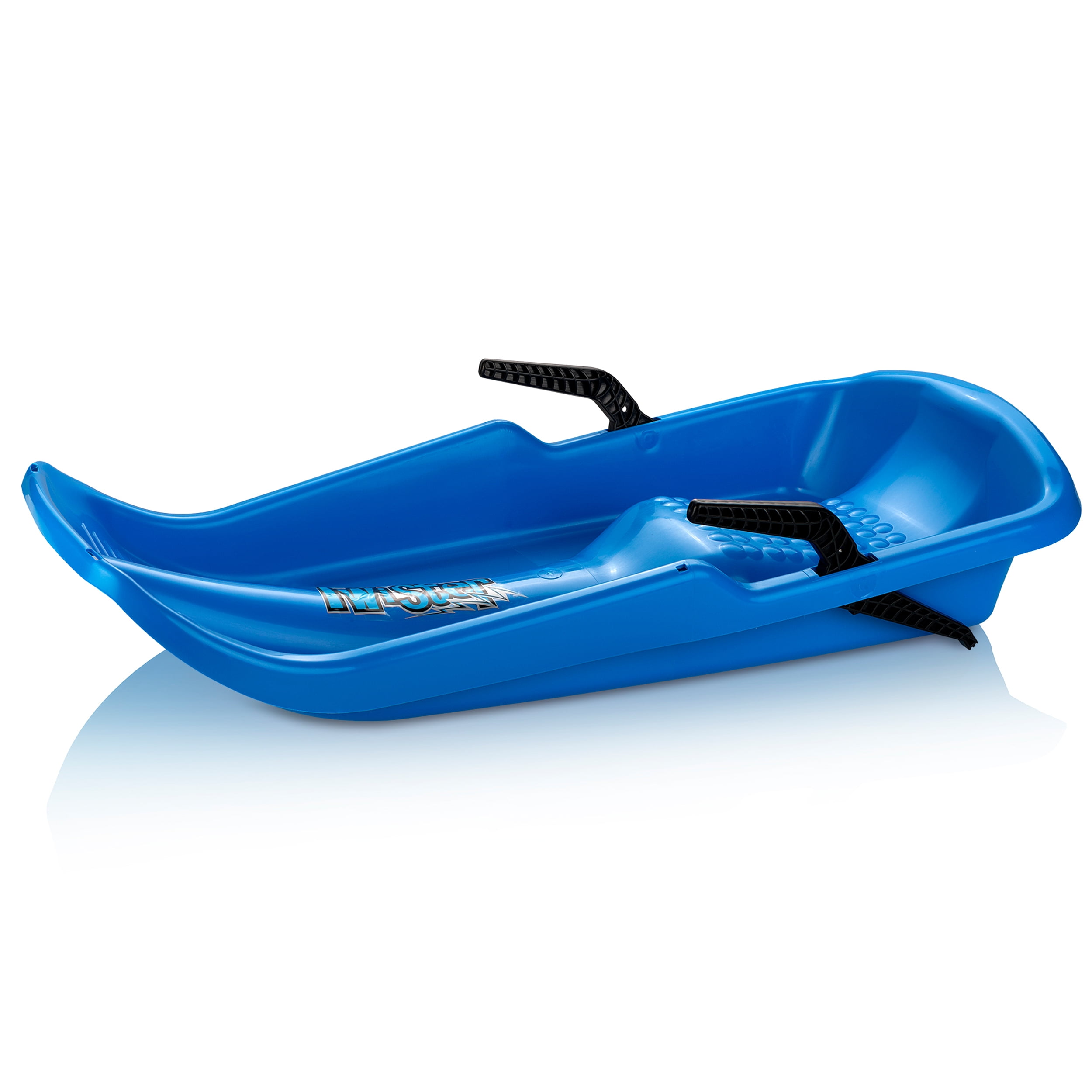 Twister 31.5-Inch Snow Sledge with Anti-Slide Seat and Handles by Plastkon Blue by Plastkon