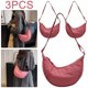 thumbnail image 1 of 3 Uds Bolsos Cruzados Simples para Mujer Masa Portátiles El () Rosa, 1 of 8