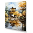 thumbnail image 2 of Designart "Golden Pavilion Japon wall decor II" Japanese Wall Decor, 2 of 5