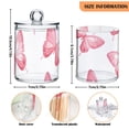 thumbnail image 3 of Pinkish Butterflies Translucent Plastic Cans Storage Canisters with Lid Set of 4, 3 of 7