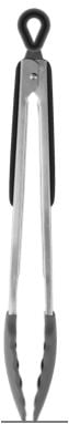 Mainstays Stainless and Black Dripless Tongs