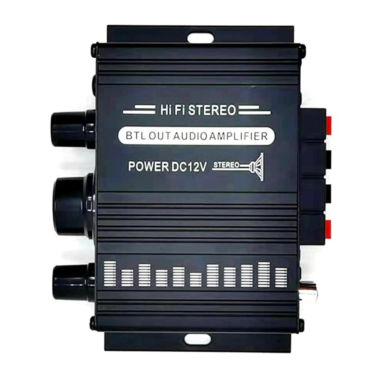 AK-270 HIFI Amplifier Channel 2.0 Stereo Sound Amp Bass Trebl for Home Theater Sound System ,Low Profile Design