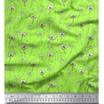 thumbnail image 1 of Soimoi Poly Georgette Fabric Dot,Leaves & Floral Artistic Print Fabric by Yard 42 Inch Wide, 1 of 1