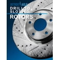 thumbnail image 4 of Detroit Axle - Brake Kits for 2015-2021 Mercedes-Benz C300, 2018-2019 E300, Front Drilled & Slotted Brake Rotors Ceramic Brake Pads: 12.99" Front Rotor, 4 of 6
