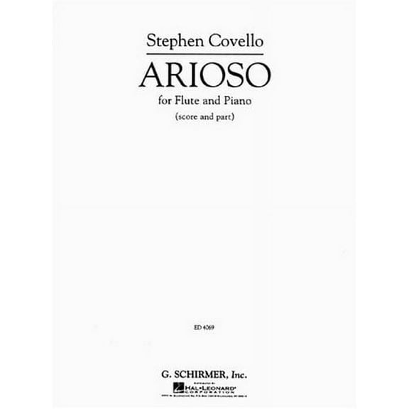 ARIOSO FOR FLUTE & PIANO