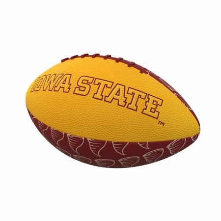 IA State Cyclones Repeating Mini-Size Rubber Football