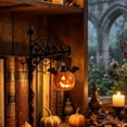 thumbnail image 2 of 2 Pack Halloween Bat Pumpkin Hanging Bookshelf Lantern LED Night Light, Vintage Metal Bookshelf Lamp, Decorative Bookshelf Lighting Gift for K*ids & Halloween Lovers, 2 of 4