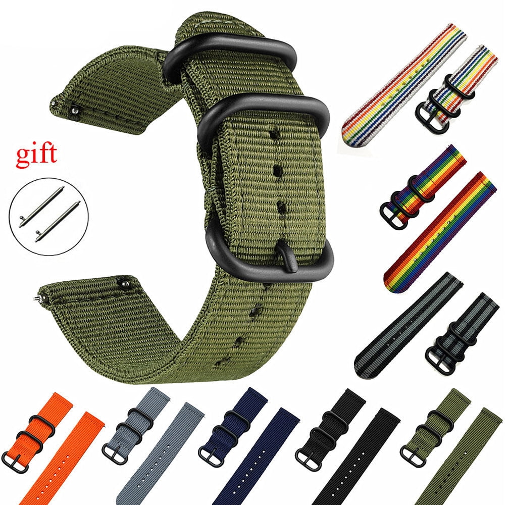 Green NATO Strap for Samsung Galaxy Watch, Gear S3 Italy Ubuy