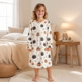 thumbnail image 2 of JAJAHO Girls Nightgown Halloween Pajamas Long Sleeve Ruffle Princess Sleep Dress For Kids 3-14Y, 2 of 5