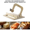 thumbnail image 2 of Cortadores de Jabón de Madera para Hacer Jabón, Rebanador de Jabón para Hacer Jabón, Queso, Mantequilla, Pasteles y Pan. Cortador de Jabón de Alambre Ajustable, 2 of 5