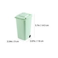 thumbnail image 2 of Raindrops Small Trash Cans 4Pcs Desktop Garbage Barrels with Odor Prevention for Craft Room and Bedroom, 2 of 8