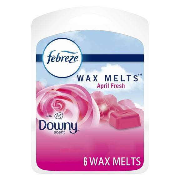 Febreze Wax Melts Air Freshener with Downy Scent, April Fresh, 6 wax melts, 2.75 oz