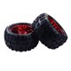 thumbnail image 3 of Neumáticos de goma para HSP 1/8 RC Truck - 2 Rojo Hugo Neumático de camión monstruo RC, 3 of 9