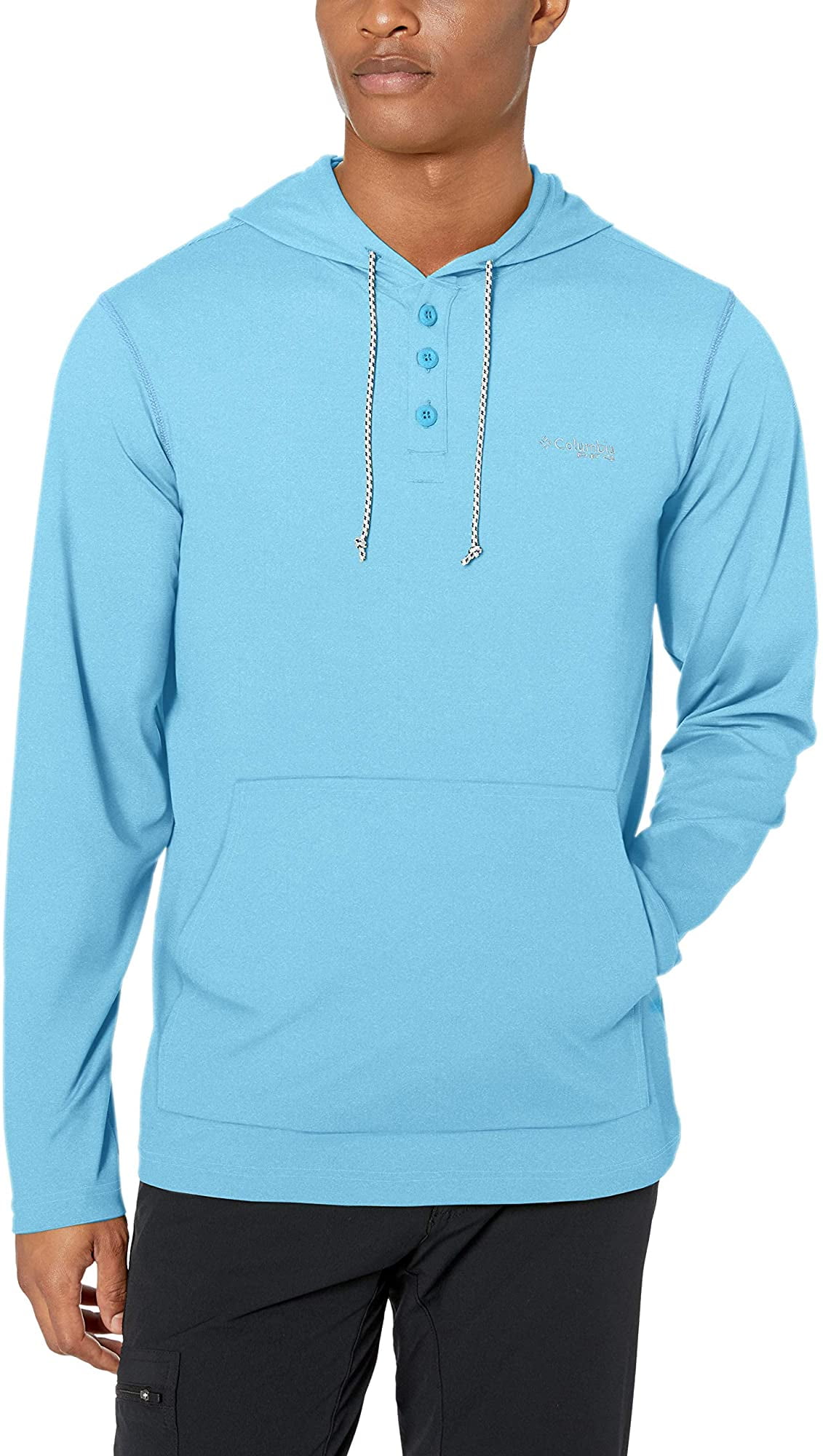 columbia henley hoodie