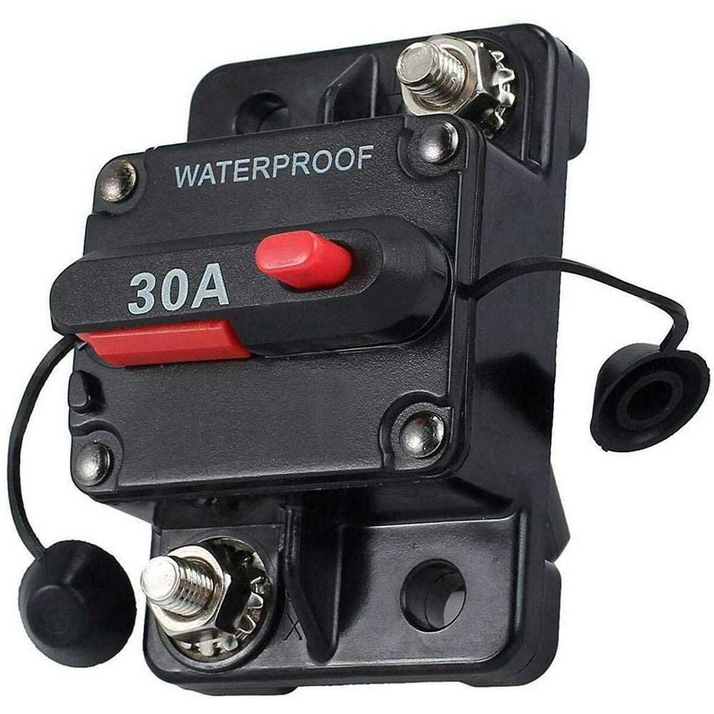 30A Circuit Breaker with Manual Reset, Unbranded Waterproof 30 Amp