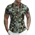 thumbnail image 4 of Camisas de playa de lujo para hombre y mujer, camisas de manga corta con solapa y estampado 3D vintage, ropa de calle, verano 2024, 4 of 5
