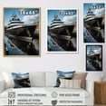 thumbnail image 4 of Designart "Port Dockside gracefulness II" Nautical & Beach Floater Framed Canvas Wall Art, 4 of 7