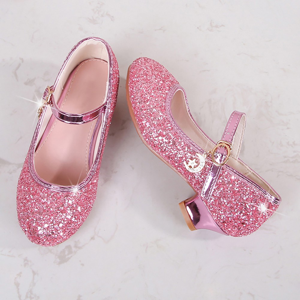 Girls Dress Up Shoes Sparkly Shoes for Girls Princess Mary Jane School ...