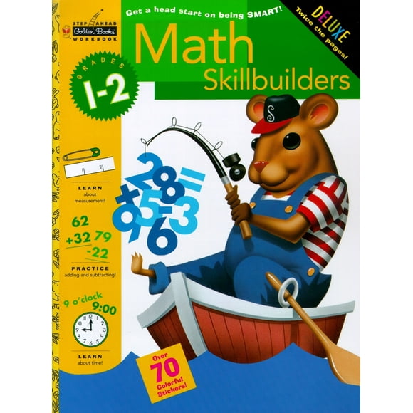 Pre-Owned Math Skillbuilders (Grades 1 - 2) [With Stickers] (Paperback) 0307036537 9780307036537