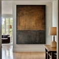 thumbnail image 3 of Handmade Gold Brown Color Oil Painting Wabi-Sabi Wall Art Abstract Textured Earth Tone Artwork Large Wall Decor For Living Room Unframed, 3 of 6