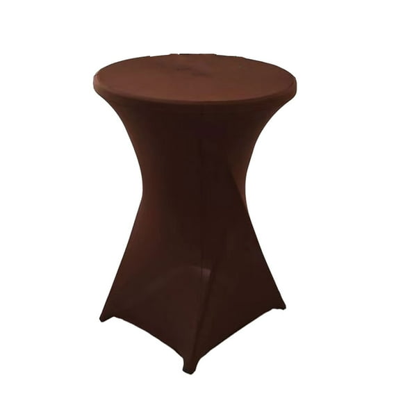 Funda elástica Bewildely de poliéster marrón claro para Decoración del hogar