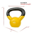 thumbnail image 4 of Sunny Health & Fitness Vinyl Coated Kettle Bell, 4 of 9