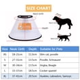 thumbnail image 3 of Soft Dog Cone Collar, Flexible Plastic Cone for Dogs After Surgery, Dog Recovery Collar, Adjustable Protective E-Collar for Large/Medium/Small Pet Dogs Cat, Comfy Elizabethan Collar (XL), 3 of 7