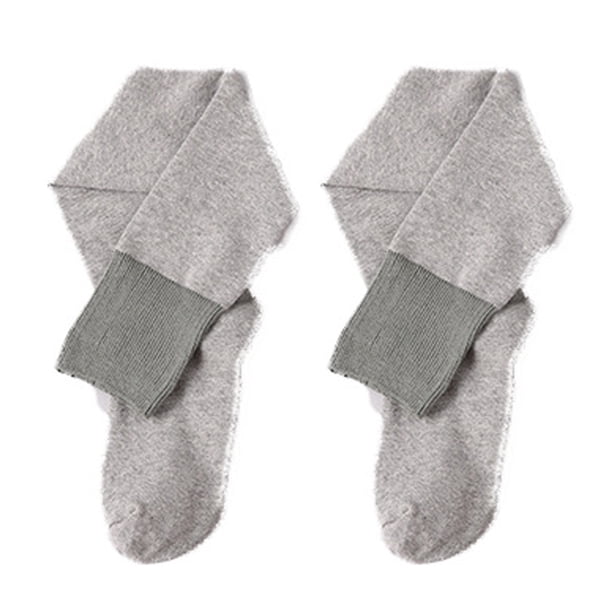 Bienvenido Calcetines altos de algodón a rayas por encima de la rodilla Calcetines largos hasta la rodilla para mujer