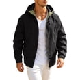 thumbnail image 3 of Tqyyweavej Mens Rain Jacket Waterproof Windproof Outdoor Raincoat with Zip Pocekts Hooded Drawstring Windbreaker for Hiking, Cycling, Fishing, 3 of 10