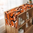 thumbnail image 6 of Table Runners 90 Inches Long Dress Scarves, Orange Geometric Farmhouse Coffee/Dining/Kitchen Table Runner for Living Room, Black White Striped Abstract Lines Art 13x90 Inch, 6 of 9