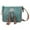 Dark Turquoise, variant on American West  Leather Women's Multicompartment Cross-Body Handbag