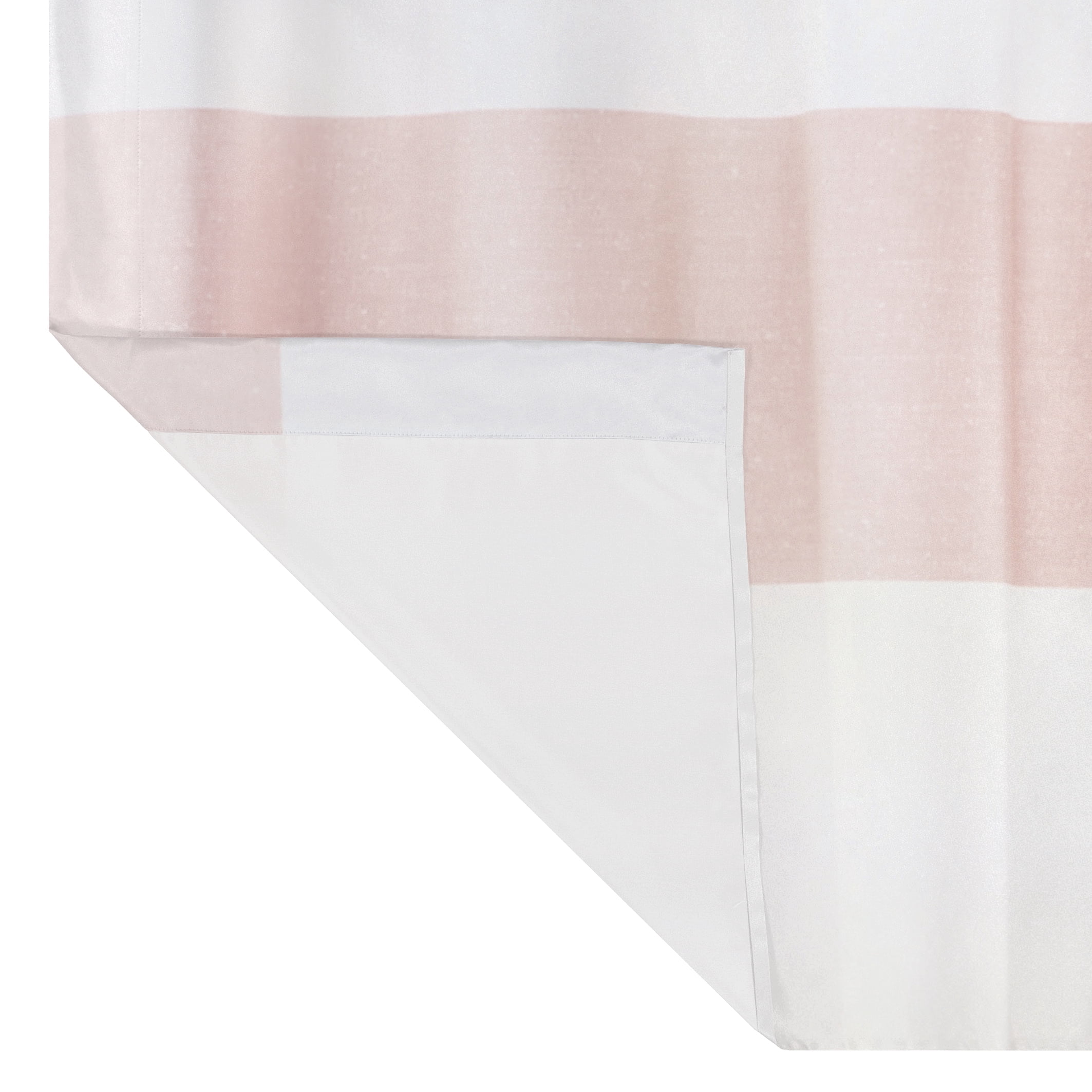 Your Zone Cabana Stripe Room Darkening Curtain Panel Pair, Set of 2, Pink, 30"W x 84"L
