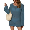 thumbnail image 2 of Cogild Cover up for Women Hollow Out Pullover Bathing Suit Swimsuit Bikini Coverups Summer Beach, 2 of 8