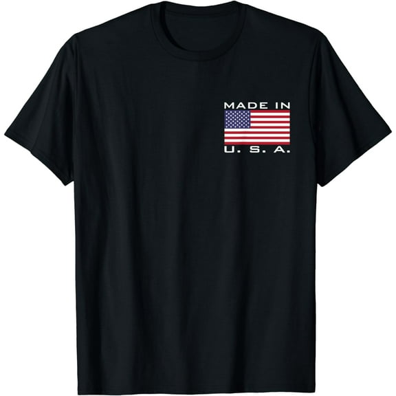 MADE IN USA MADE IN AMERICA US FLAG STARS AND STRIPES COLOR T-Shirt
