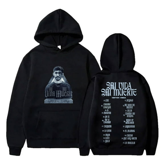 Neton Vega Mi Vida Mi Muerte Merch Hoodies Cosplay Unisex Fashion HipHop Sweatshirts Pullovers