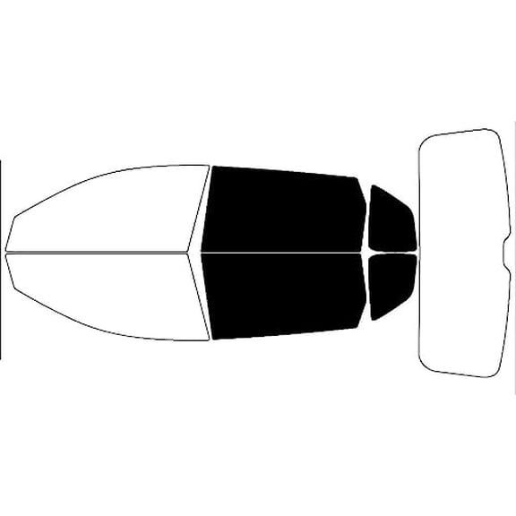 Avery Dennison NR Nano Ceramic IR Window Tint Kit Compatible with Volkswagen Taos 2022-2024 - Back